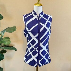 Nike Golf Tour Performance Women's Puffer Vest Size Medium Purple Full Zip